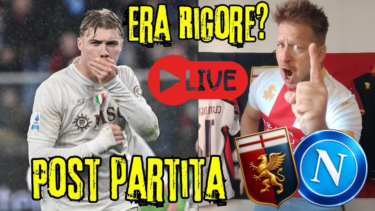 GENOA-NAPOLI | NON ERA RIGORE?! 😡 POST PARTITA INFUOCATO!