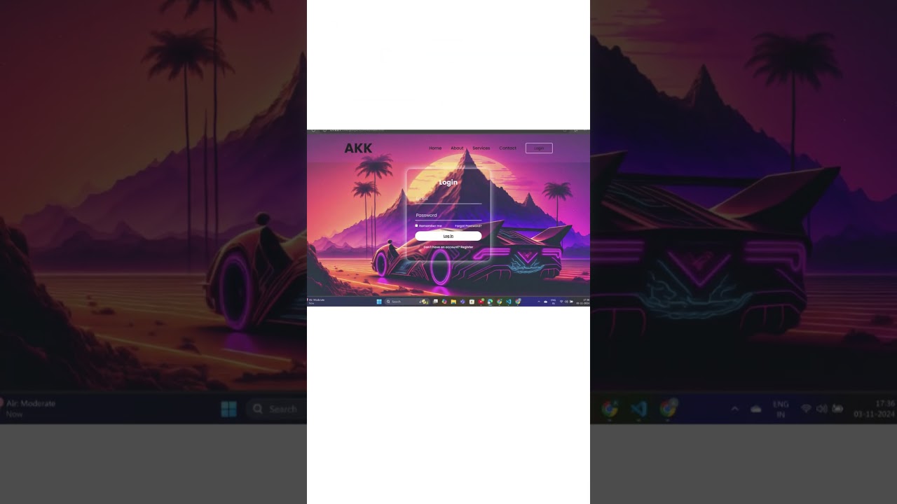 login page 