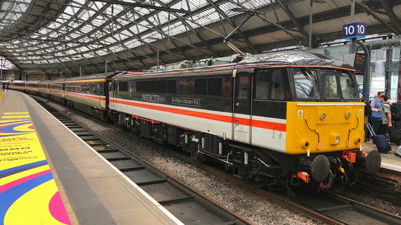 1980s era Class 86 hauled Avanti capacity train ride - Liverpool Lime Street to Crewe