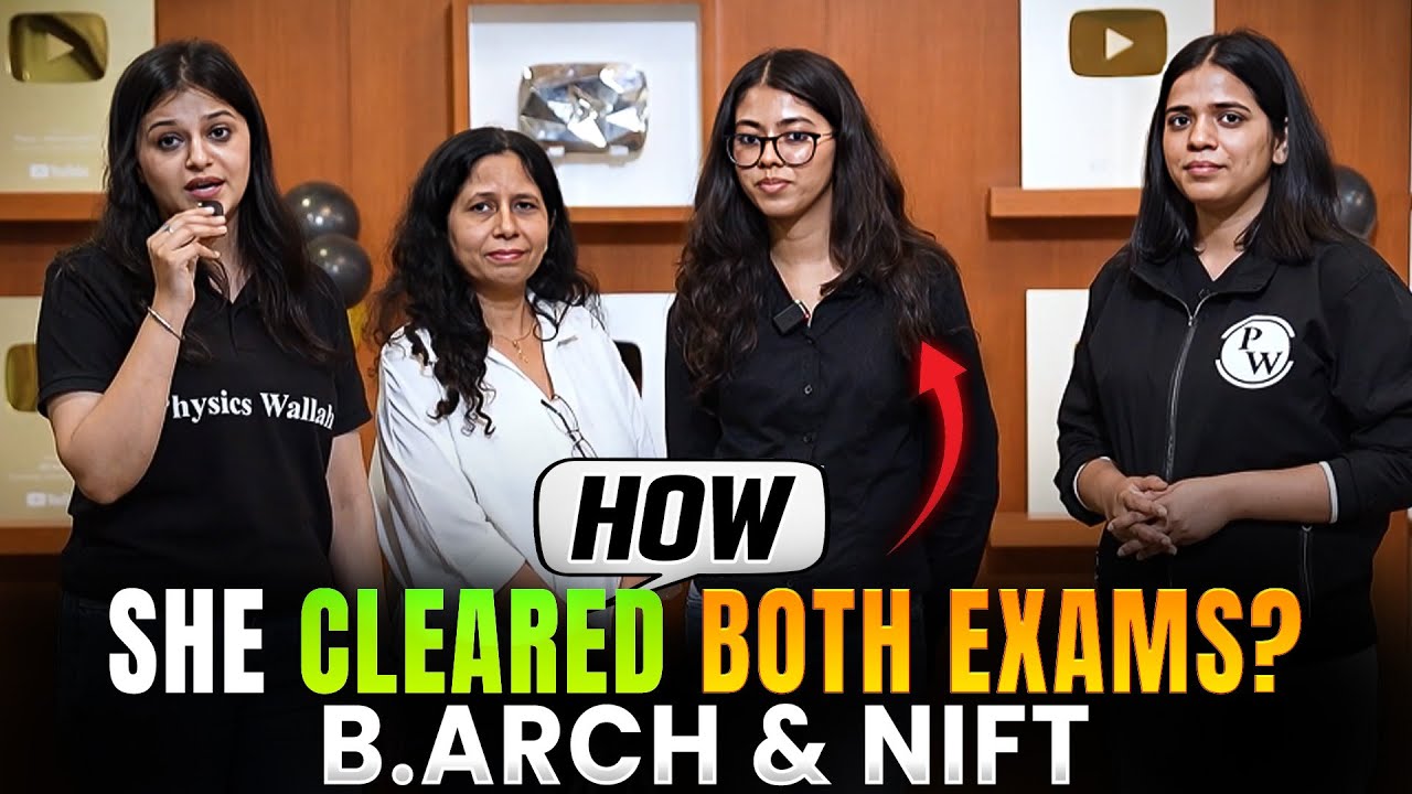 B.Arch + NIFT Topper Interview 🎯 | How She Managed Both Exams!