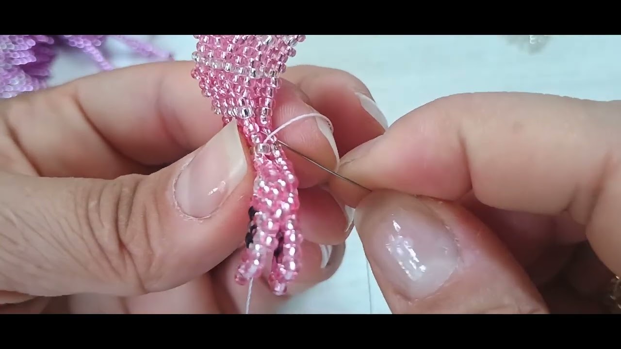 Tutorial Paso a Paso: Camar&oacute;n en 3D Hecho con Mostacillas 🦐✨ parte 3 final