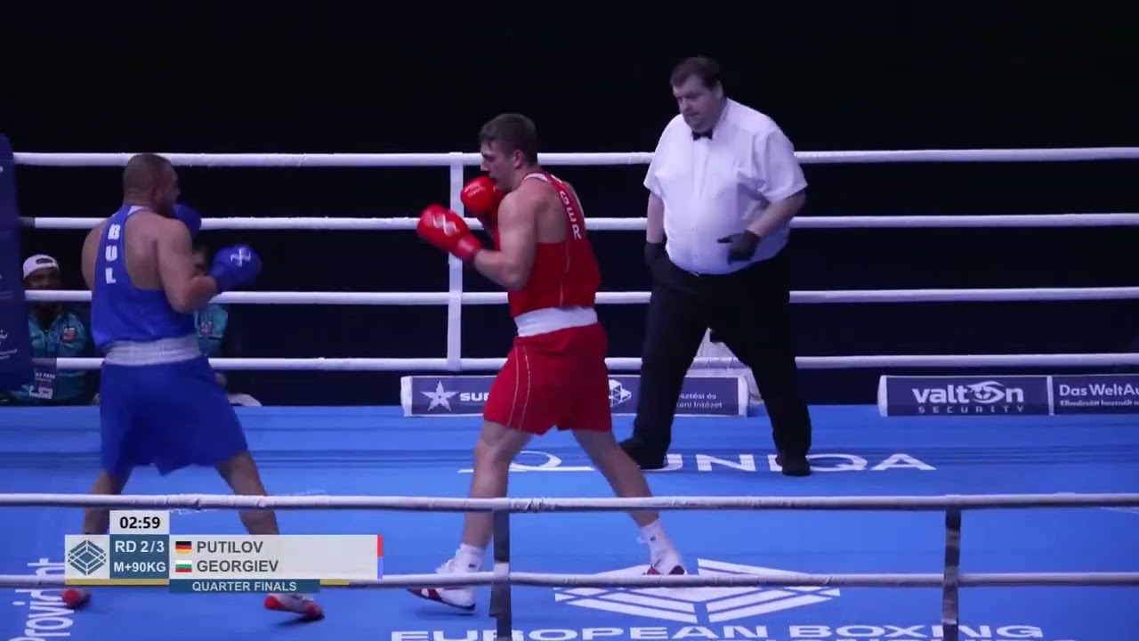 202. (M+90KG) PUTILOV Nikita (GER)_WON RSC R3 VS GEORGIEV Kiril (BUL)