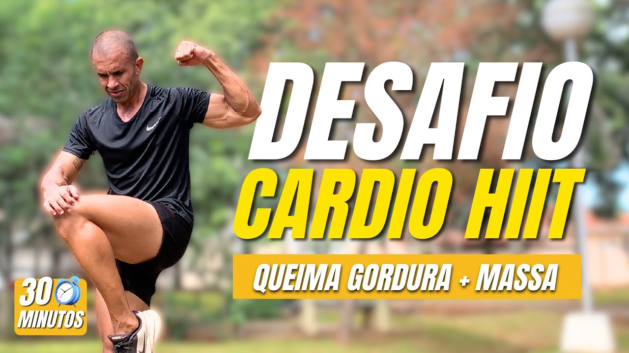Treino HIIT 30 Minutos Gastar 700 Calorias - Baixo Impacto, em Casa Sem Equipamentos