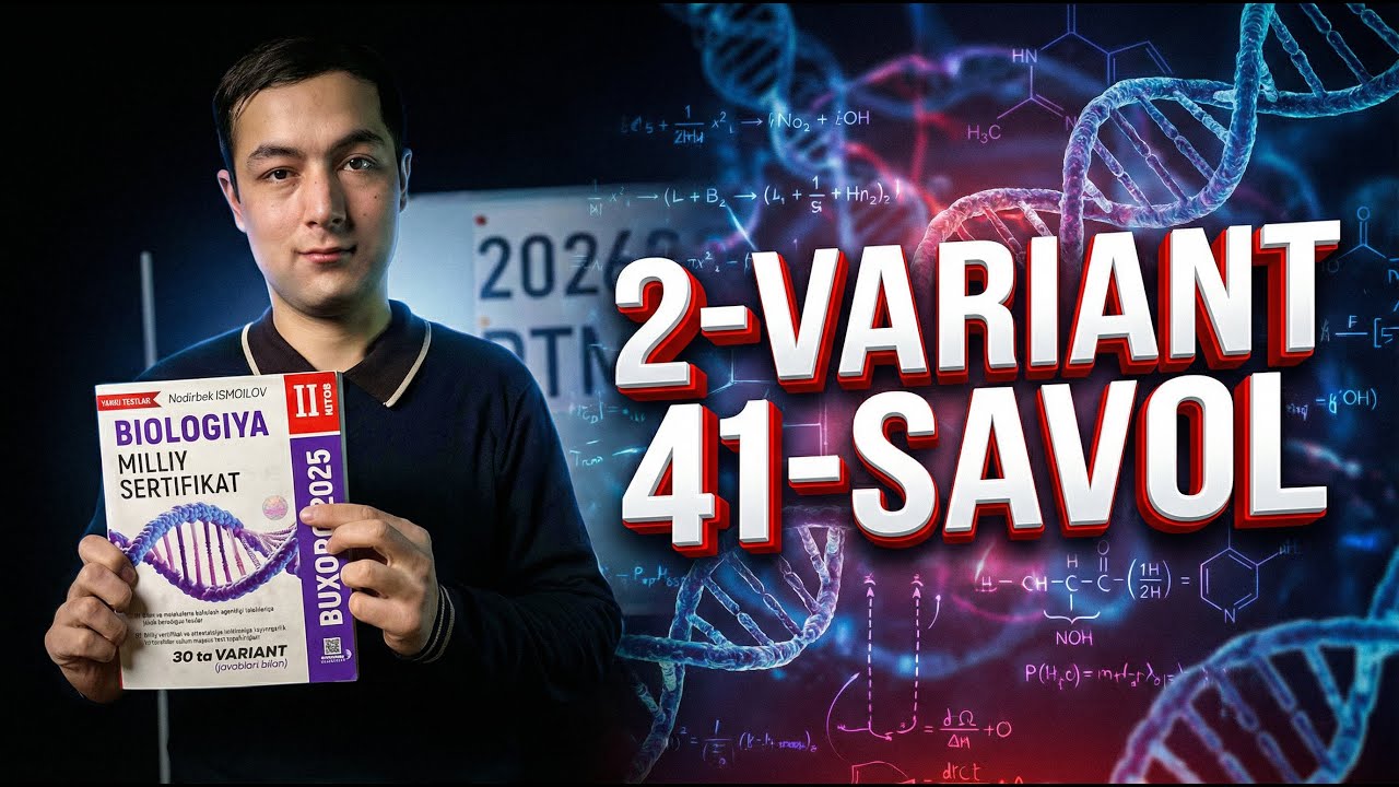 GENETIKADAGI ENG QIYIN MASALA: Polimeriya + Jins + Chala Dominantlik (2-Variant 41-Savol)