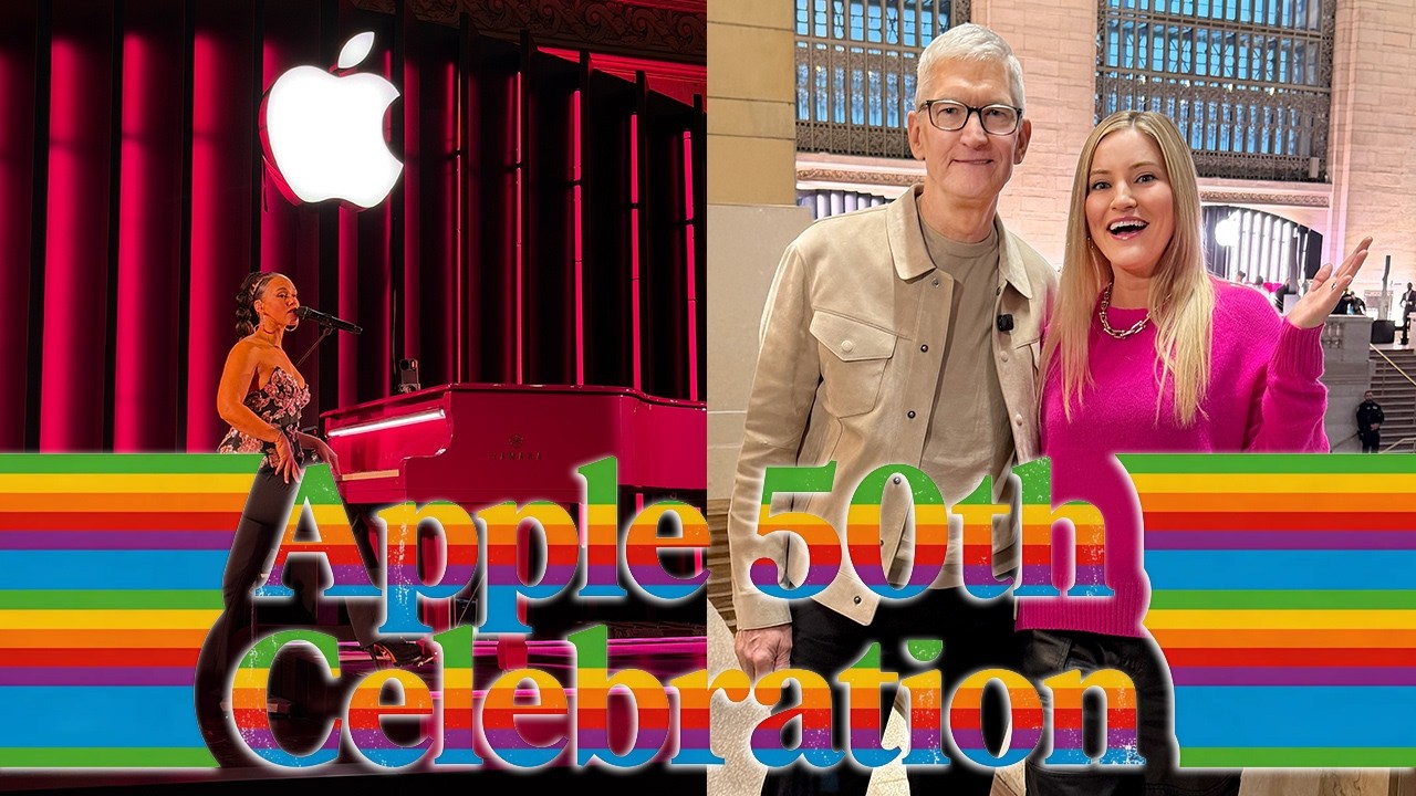 Apple's 50 Anniversary Interview with Tim Cook + Alicia Keys Concert!