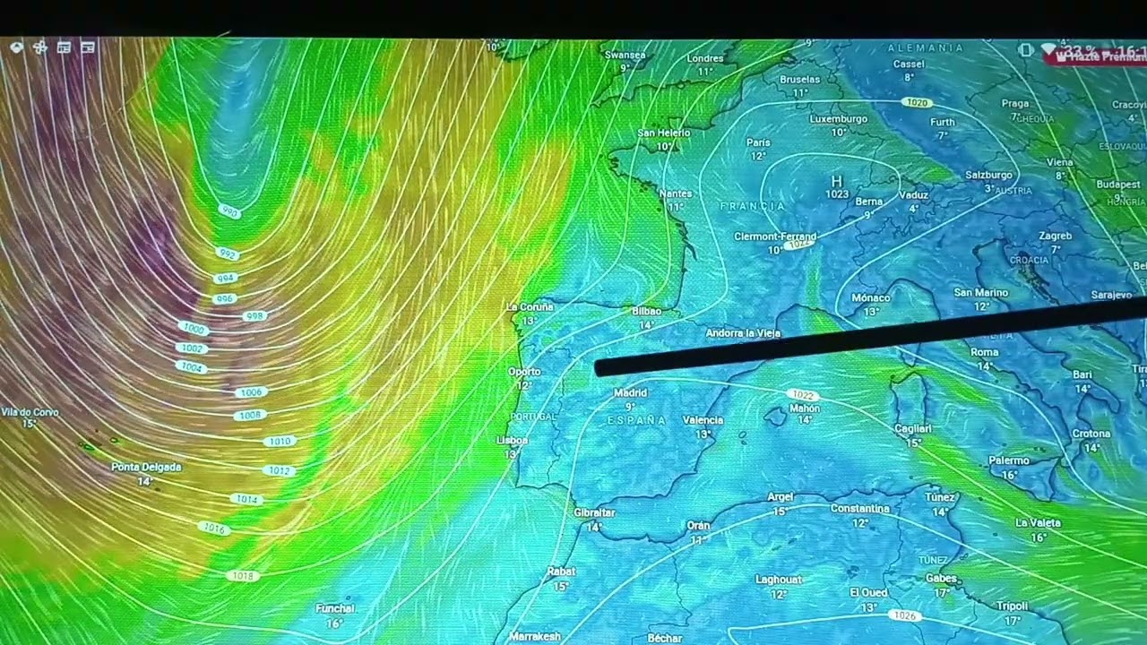 INCERTIDUMBRE POR COMO AFECTARA LA NUEVA BORRASCA.🌞🌧️☁️❄️🌞