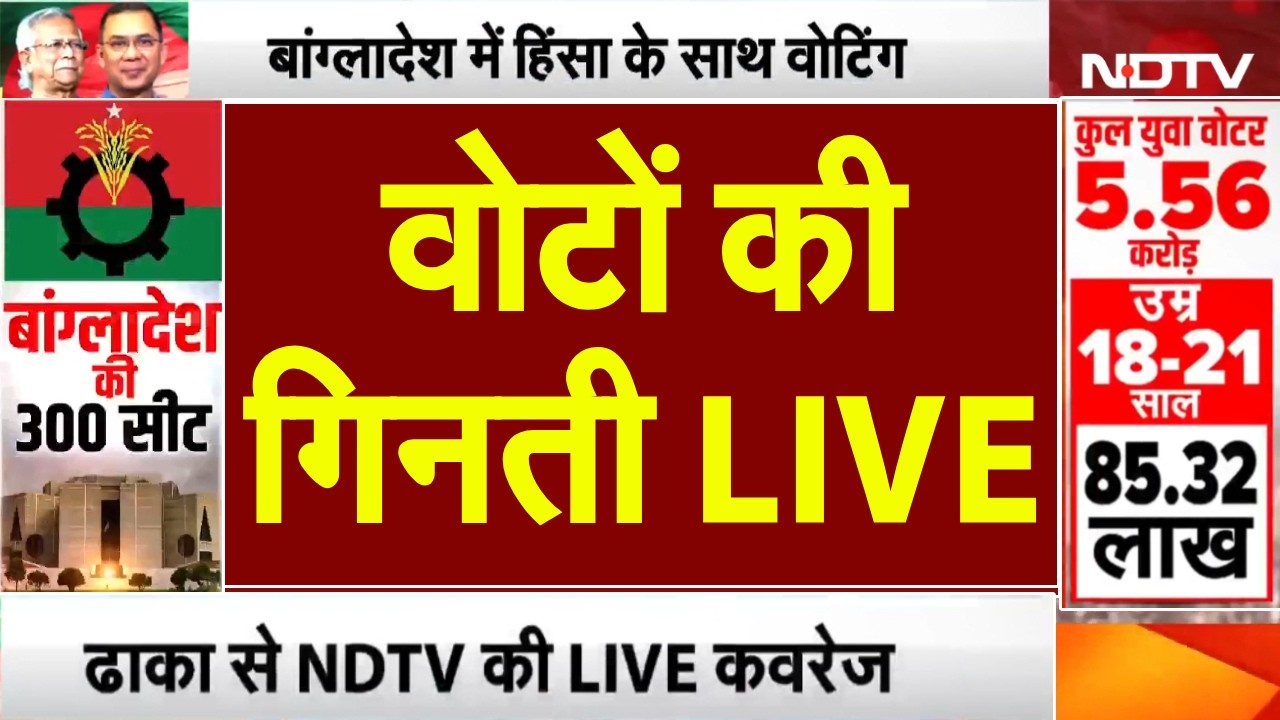 Bangladesh Election Voting LIVE Updates: बांग्लादेश में वोटिंग जारी, मतदान केंद्र से सीधा LIVE| NDTV
