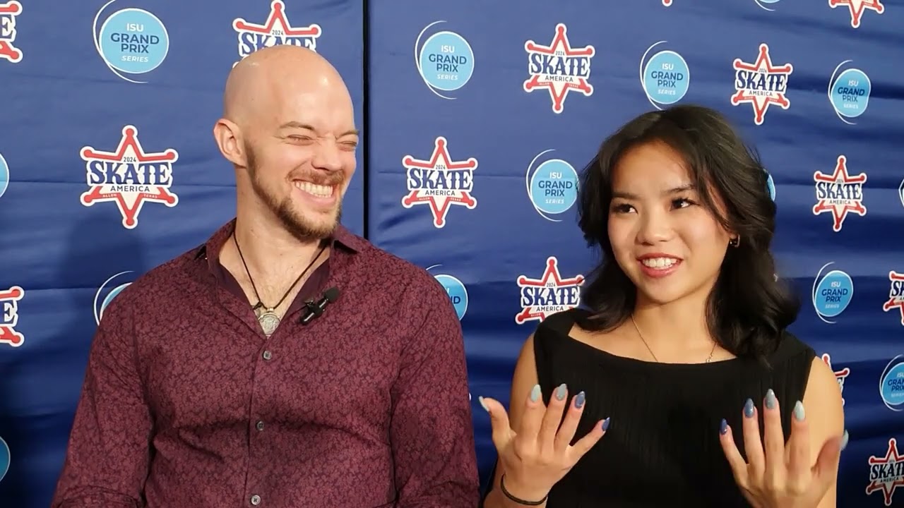Ellie Kam and Danny O'Shea Interview, 2024 Skate America