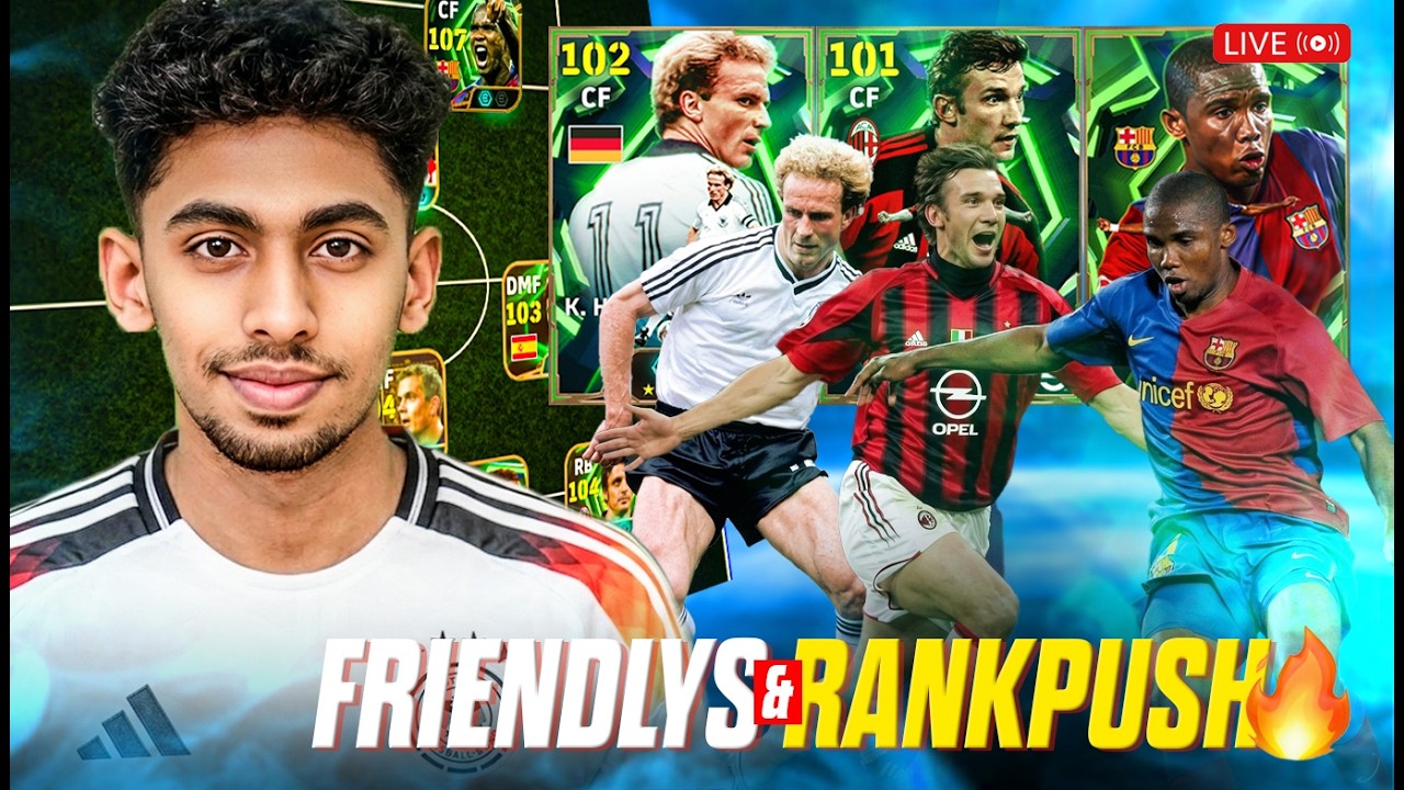 RUMMI IS HERE🔥🥵 LET'S GOO FRIENDLYS | eFootball LIVE 🛑| Shammu GAMING #efootball #live