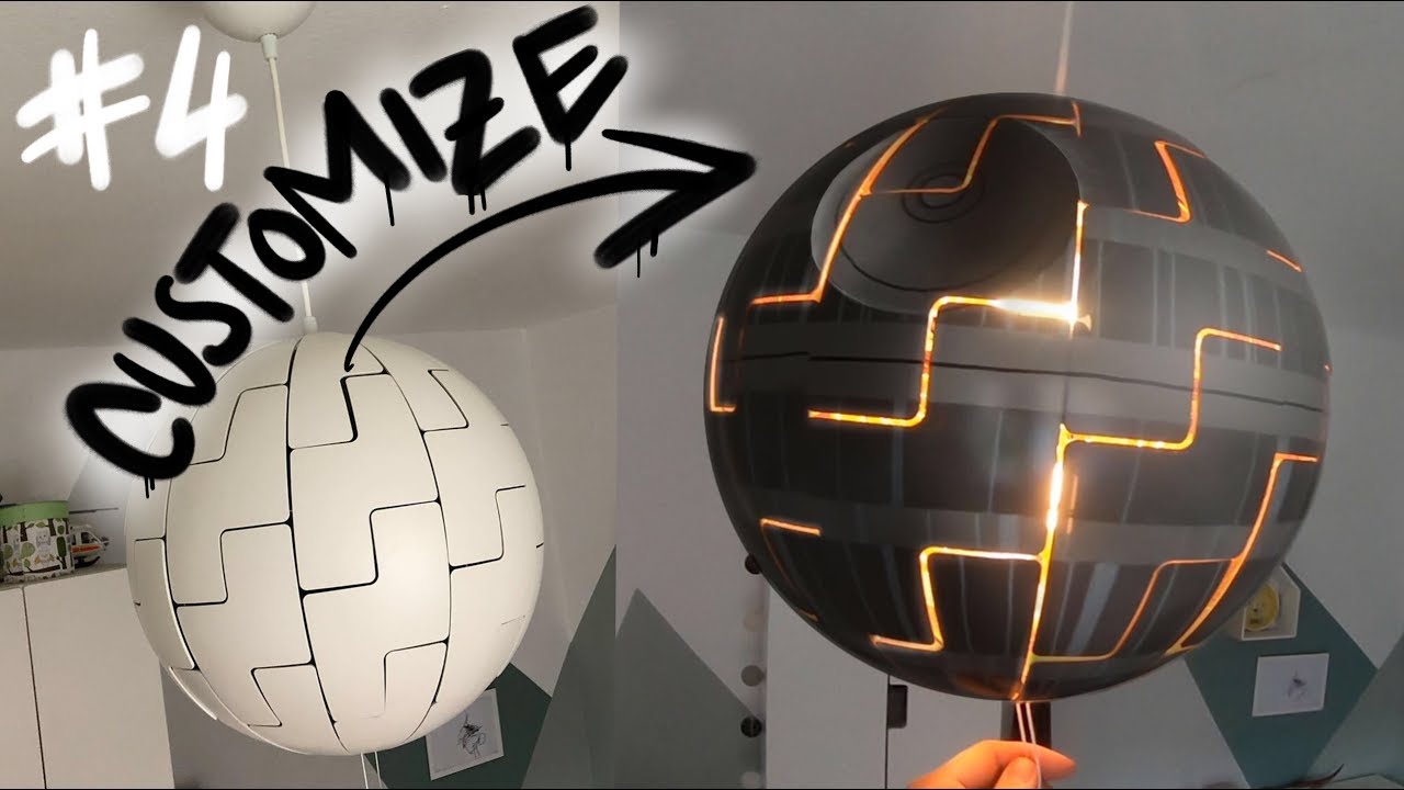 Custom IKEA Death Star Lamp PS 2014 | #4 GRAFFCEMBER