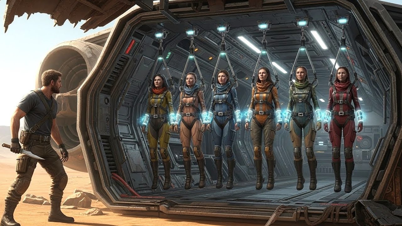 Human Inherited a Broken Ship &mdash; Then Discovers 7 Alien Girls Hanged Inside. | Sci Fi Story