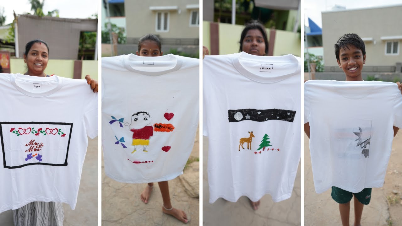 T Shirt Painting Challenge | T Shirt ல பெயிண்ட் பண்றது இவ்ளோ கஷ்டம்ன்னு இப்போதான் தெரிஞ்சுது ..