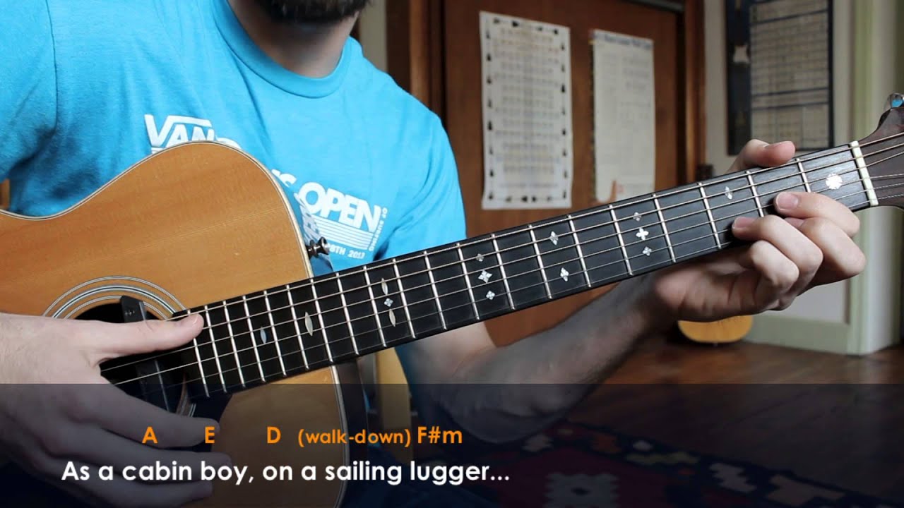 Oscar Isaac - Shoals of Herring - Folk Guitar Lesson