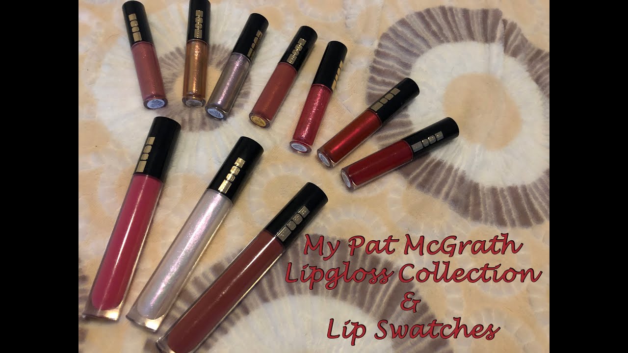 My Pat McGrath Lip Gloss Collection | with lip swatches