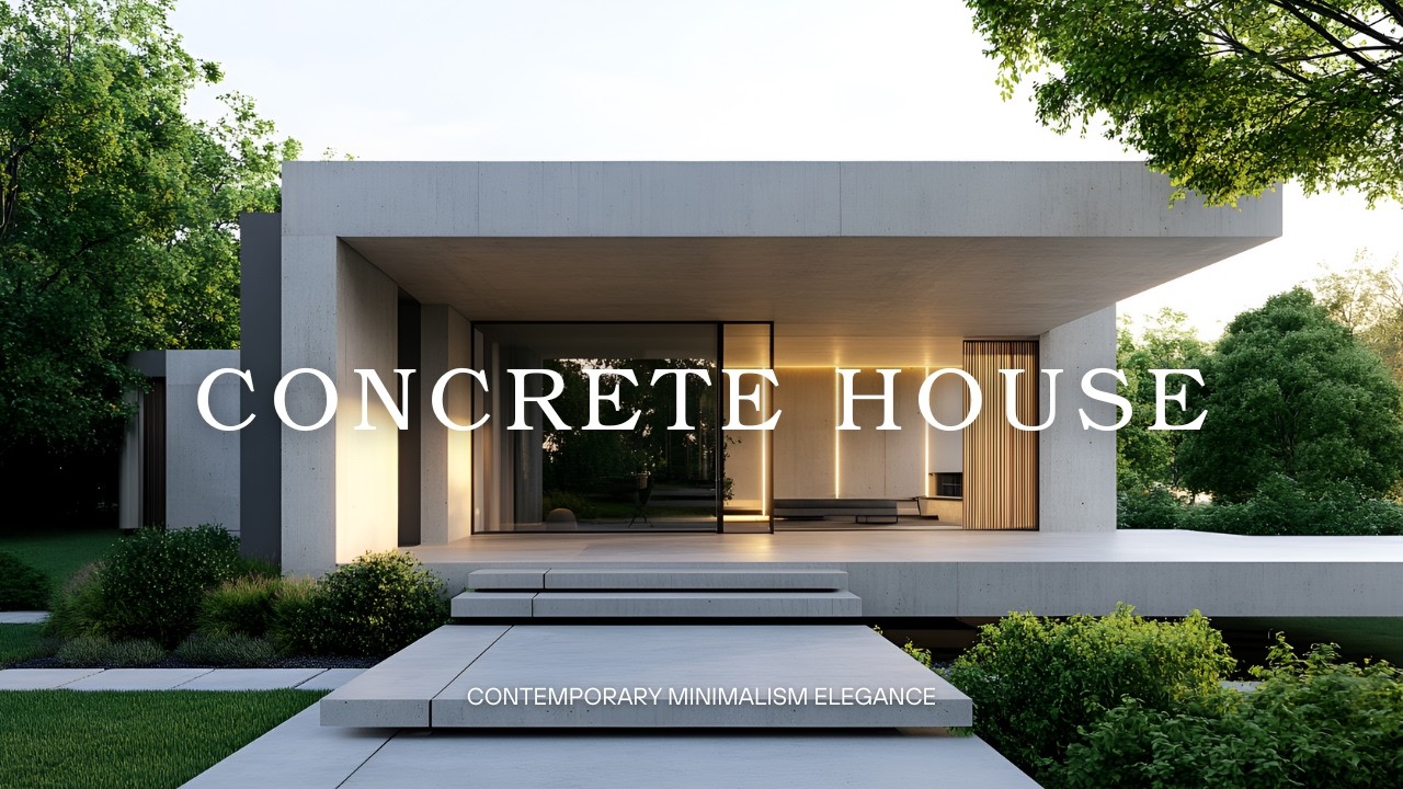 Brutal Beauty: When Concrete Meets Contemporary Minimalism Elegance of Modern Design