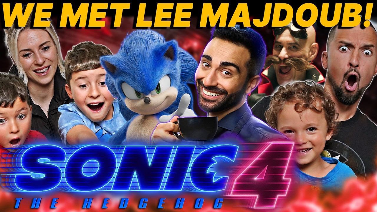 WE MET A SONIC THE HEDGEHOG 3 MOVIE STAR!! (And He Was AWESOME!) | Paramount+ | SEGA | The Venturas