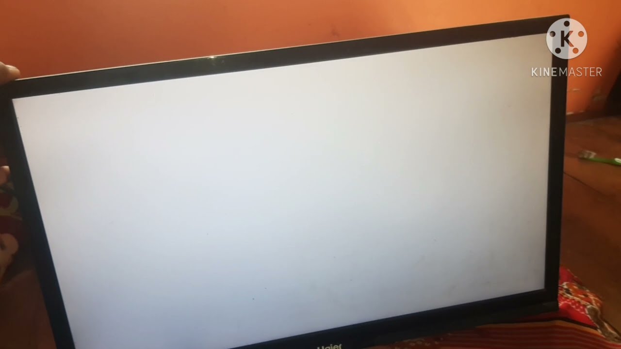 Haier LED TV white display Kaise theek Karen