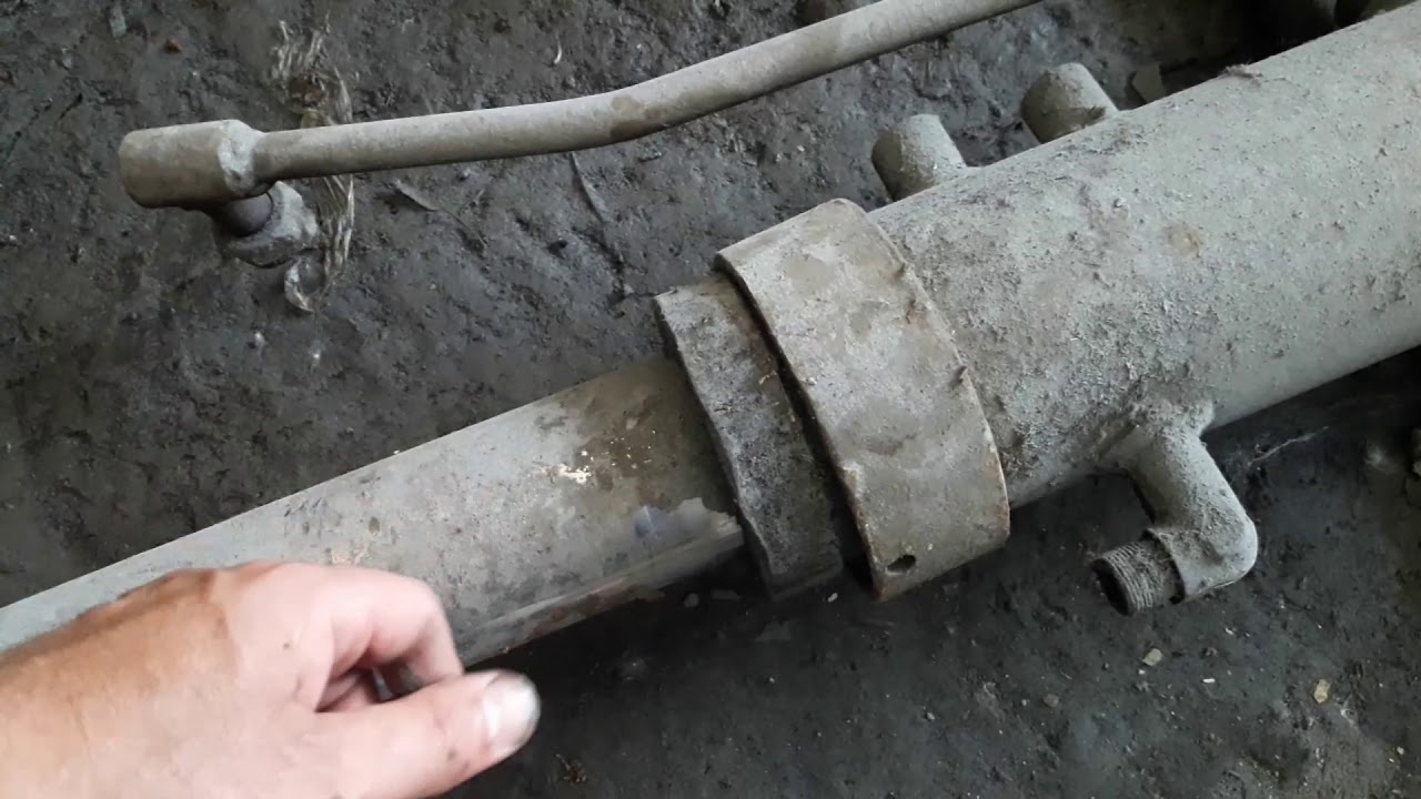 Разборка и устройство цилиндра выдвижения секций стрелы.