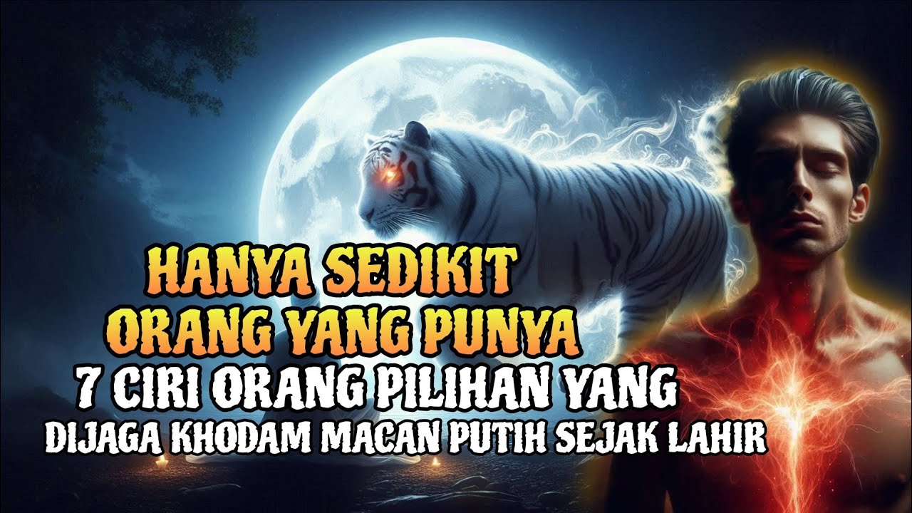 BANYAK YANG TIDAK SADAR❗Inilah 7 Tanda Kamu Dijaga Khodam Macan Putih Sejak lahir