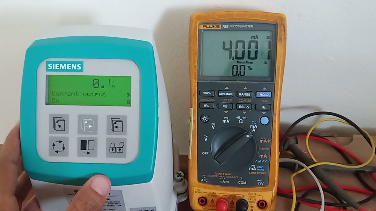 SIEMENS MAG5000/6000_How to loop test 4-20 mA(Thai version)