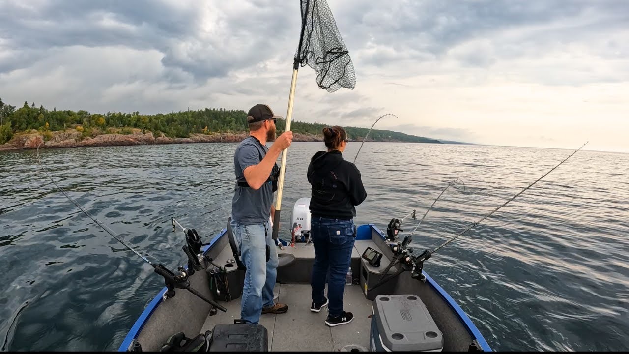 Deep Water Downrigger Fishing in a Small Boat