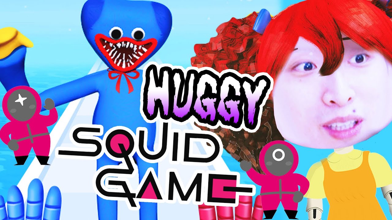 【Poppy Playtime X SQUID GAME！？】HUGGY搞笑粉絲遊戲🤣！第四代蜘蛛俠出現了～