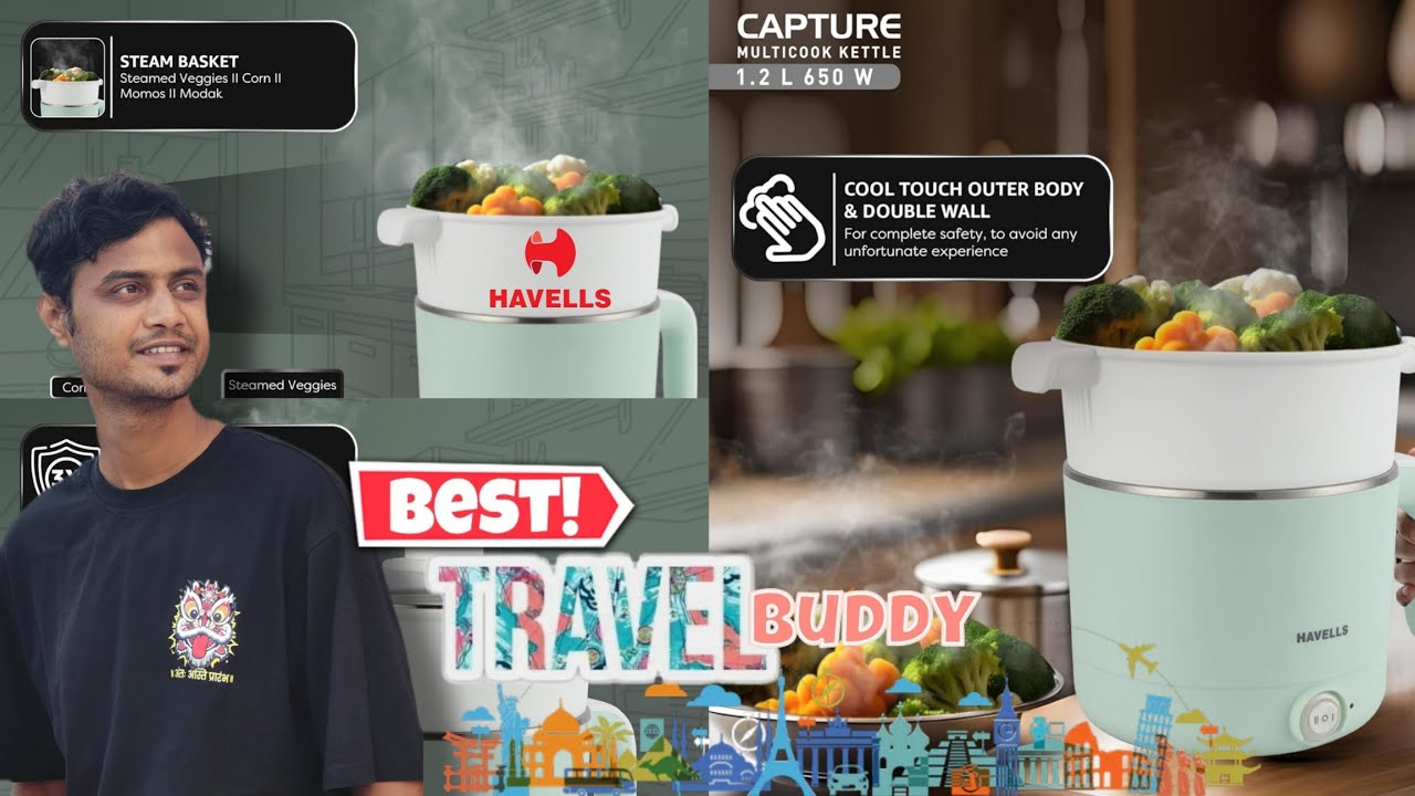 Havells Multi Cook Kettle Capture | Havells Capture | Multi Cook Kettle | Best Kettle Unboxing