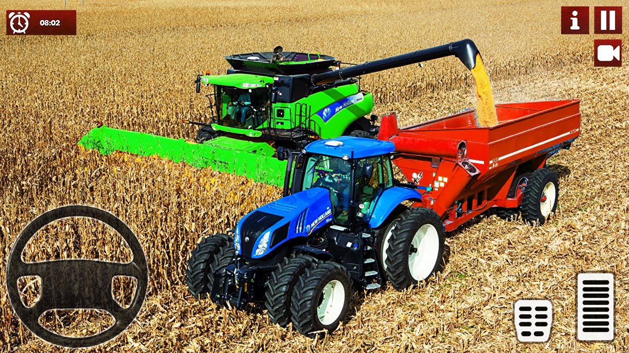 New Tractor Games 2026 - Modern Farm Tractor Driving Games - Farming Tractor 3D - Android Gameplay