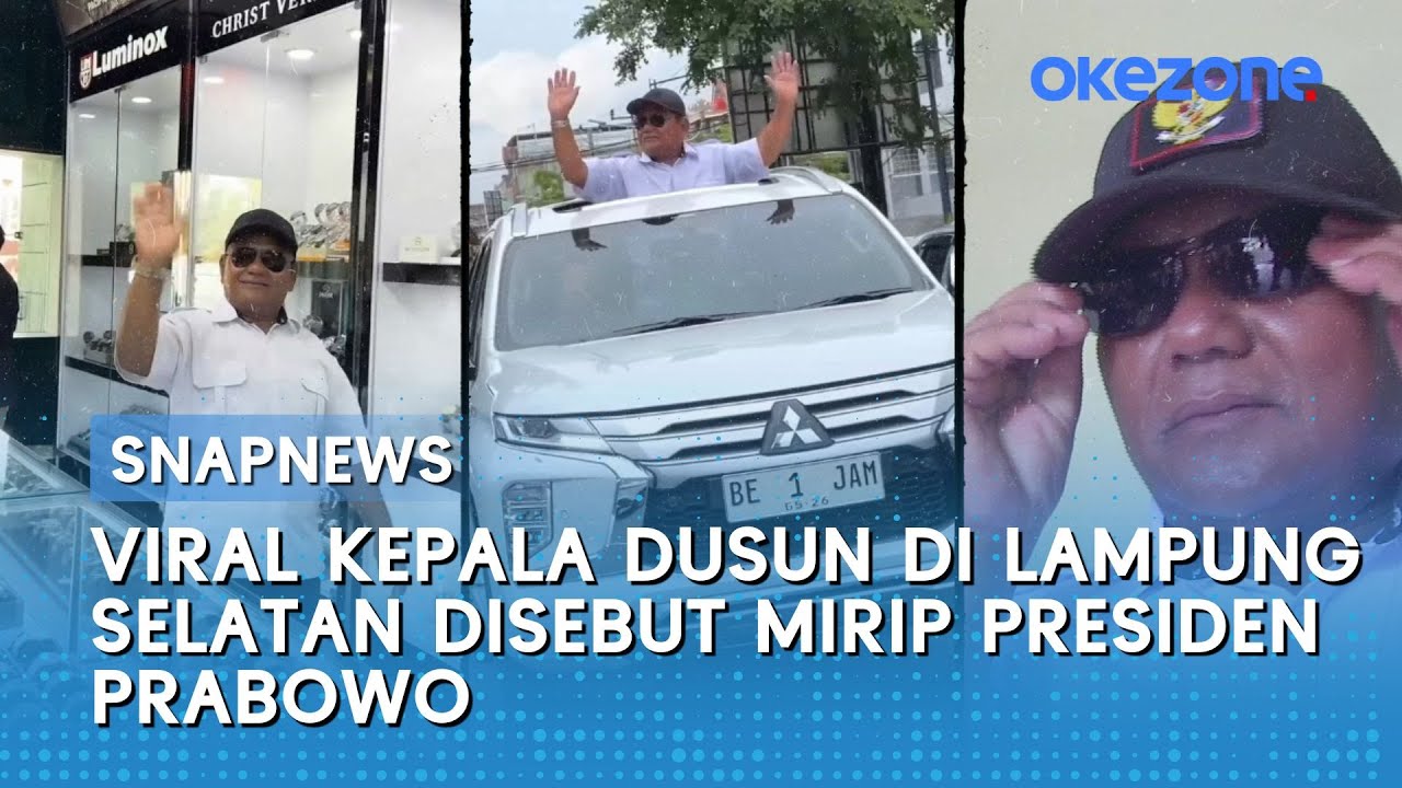 Viral Kepala Dusun di Lampung Selatan Disebut Mirip Presiden Prabowo