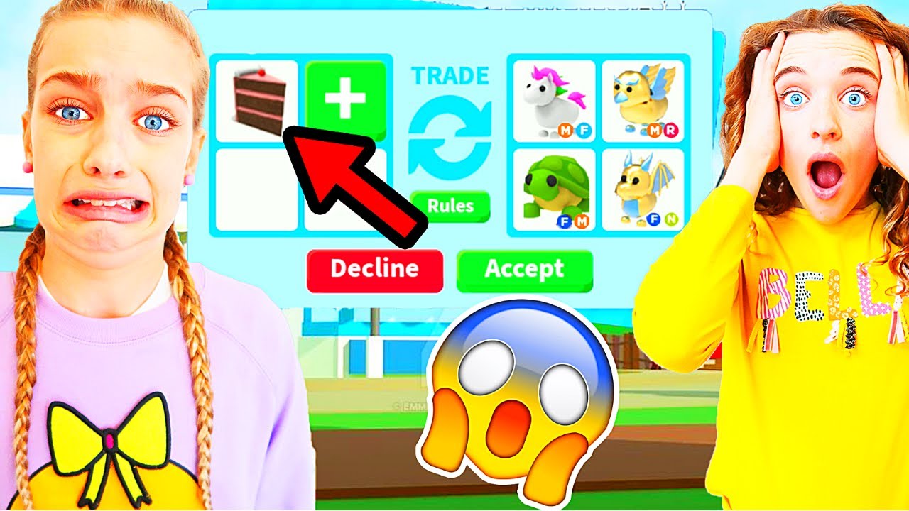 ONLY TRADING FOOD items in ADOPT ME Roblox Gaming w/ The Norris Nuts
