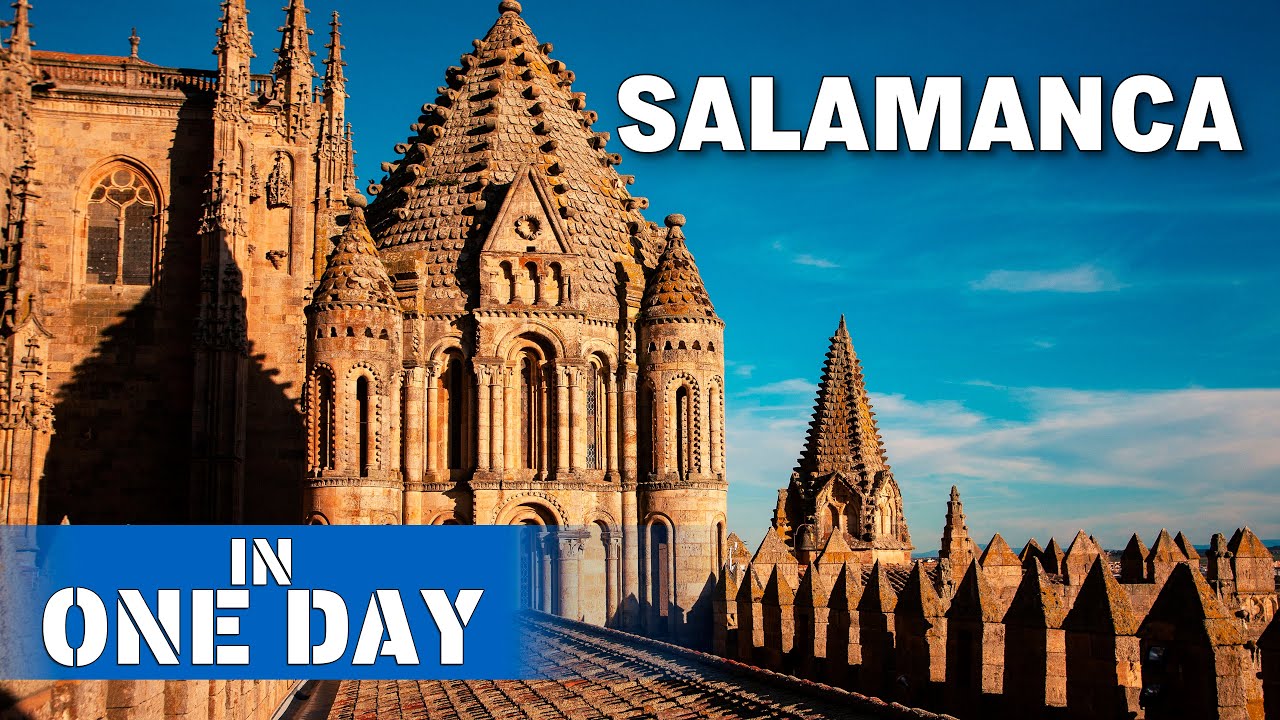 What to visit in Salamanca. Top places to visit in Spain's beautiful cities 4k 50p