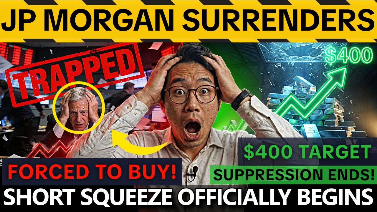 JP MORGAN SURRENDERS: The $400 Silver Alert (Short Squeeze Begins)