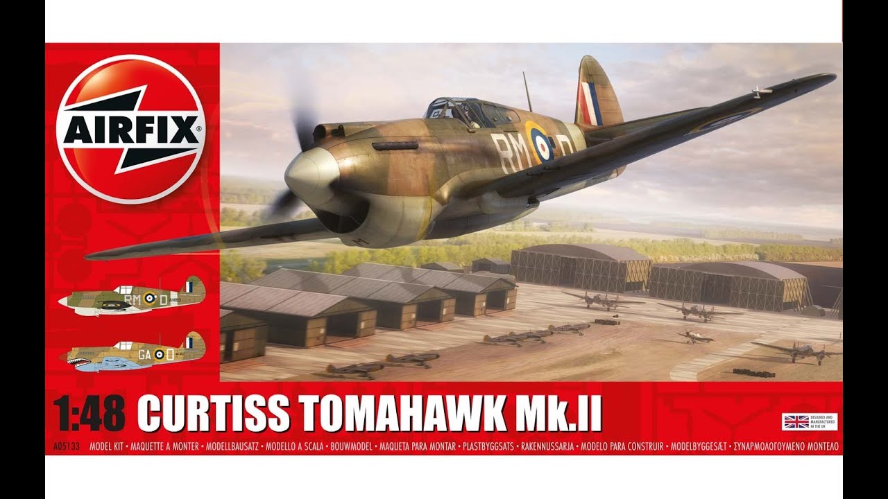 Airfix P-40 Tomahawk full build.