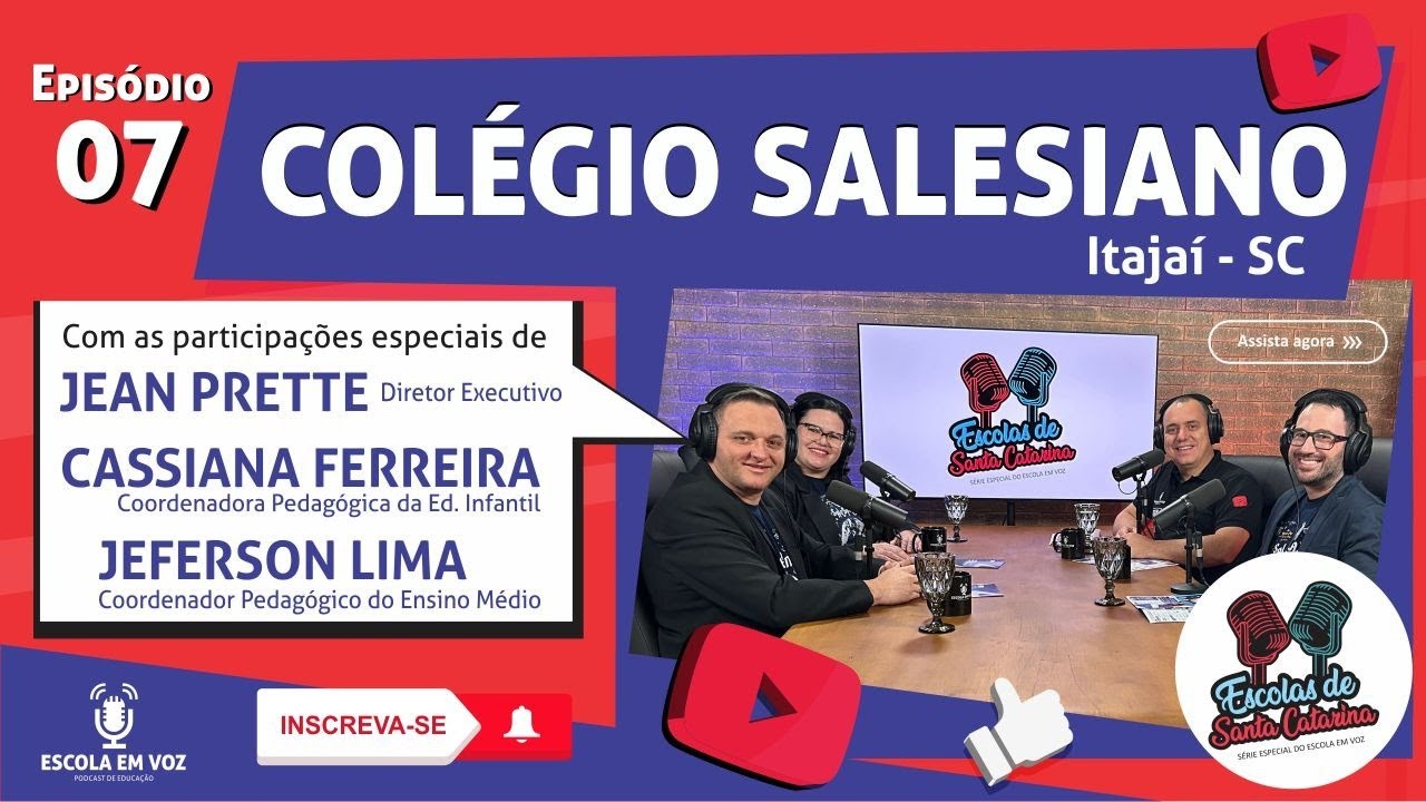 🎙️ Escolas de Santa Catarina - Colégio Salesiano de Itajaí 🎓