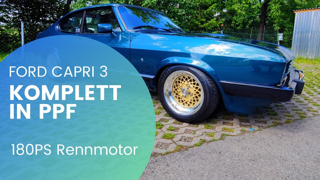 Ford Capri - alles in Lackschutzfolie / Rennmotor / Aufbereitung