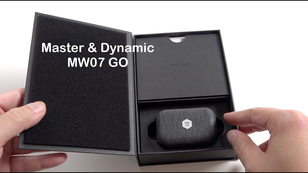 Master & Dynamic MW07 GO True Wireless Earphones Unboxing