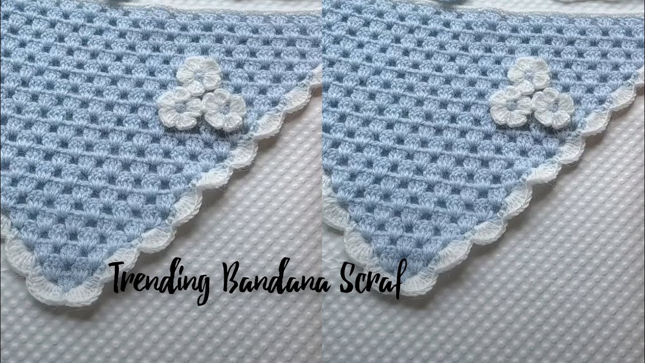 Handmade crochet baby blanket pattern #knitting ♥️