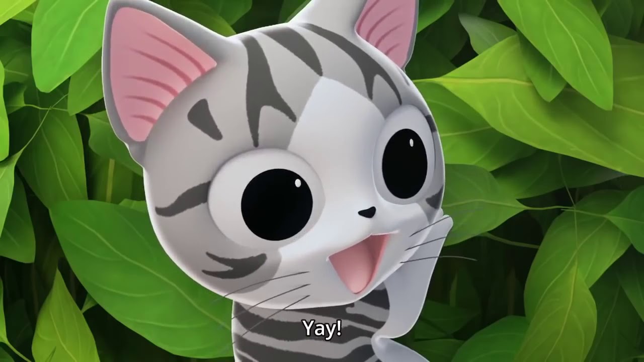 子猫のチー: こねこのチー ポンポンらー大冒険 3期 第4話 「チー、ねらう」Season 4 Episode 4