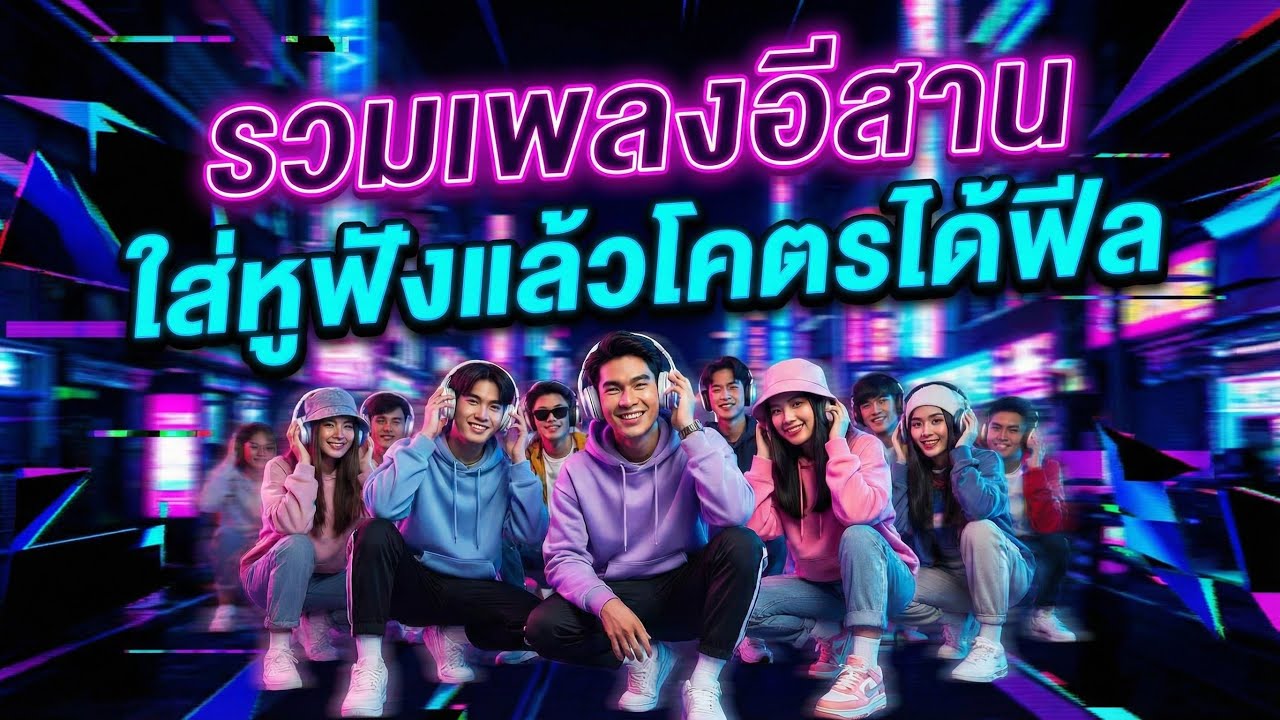 รวมเพลงอีสาน ใส่หูฟังแล้วโครตได้ฟีล