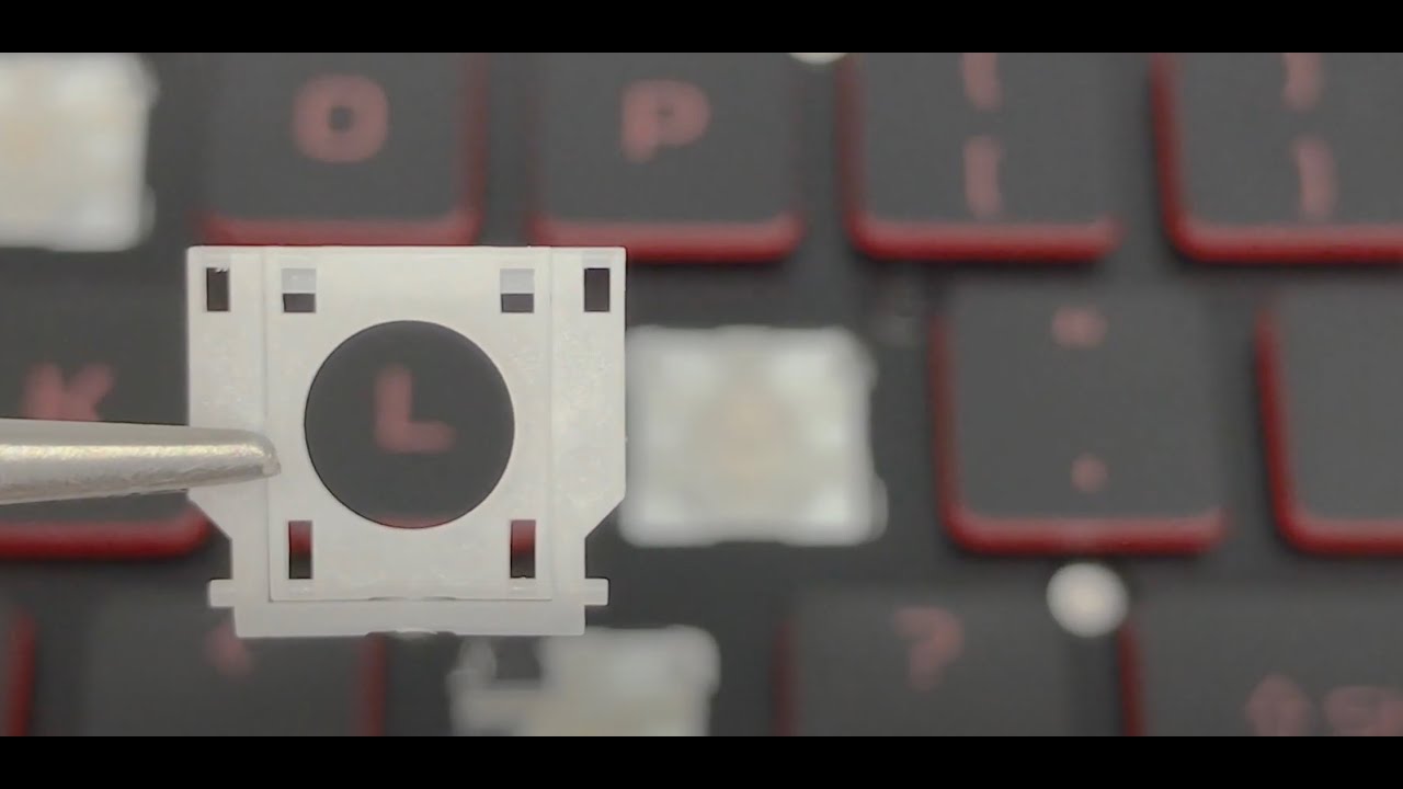 Acer Nitro 5 Keyboard Keycap and hinge clip installation guide