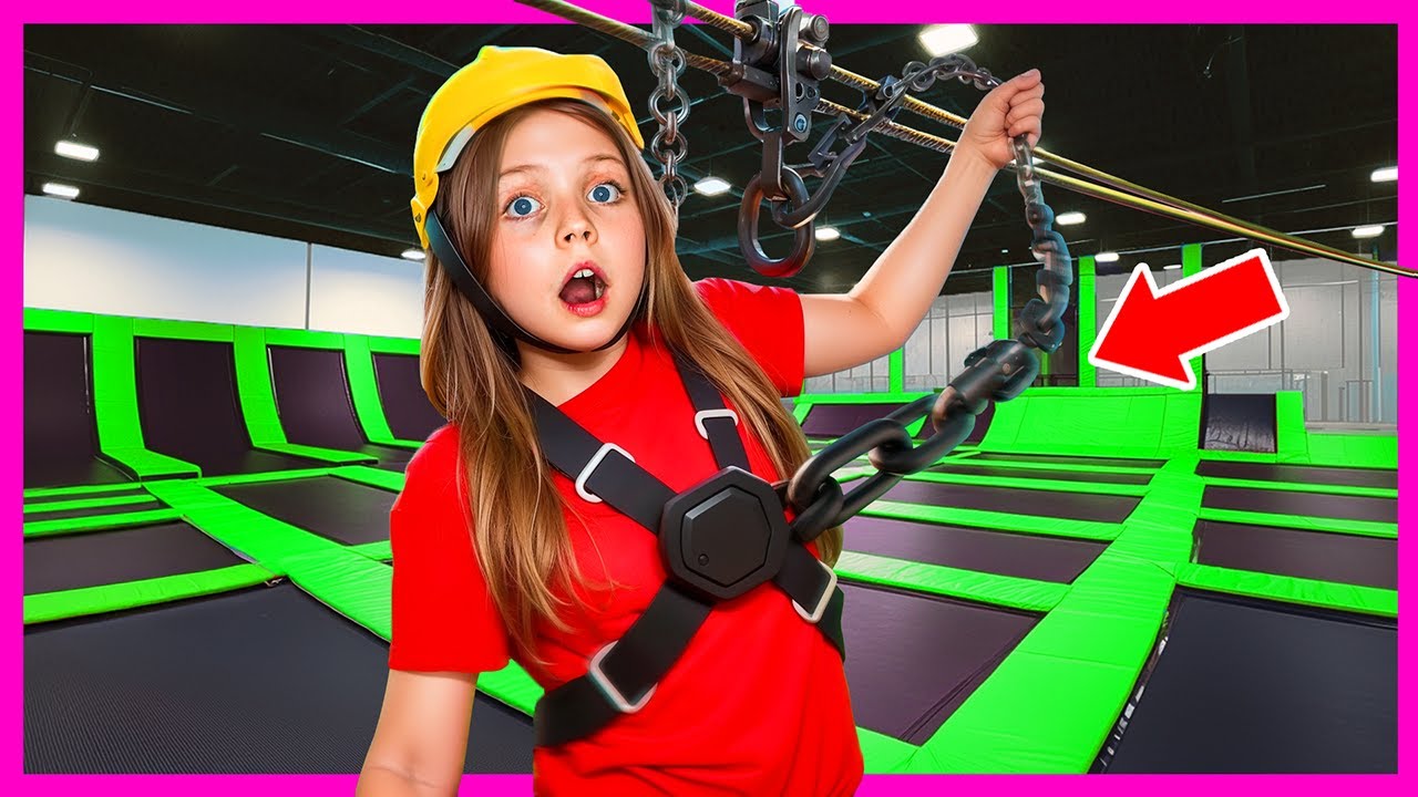 Facing My Fears! 😱 Trampoline Park Edition on Christmas Eve! 🎄