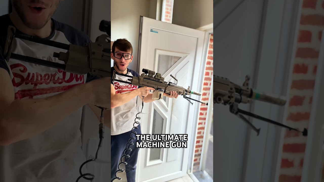 My Ultimate MACHINE GUN HPA (Full auto) #airsoft #asmr