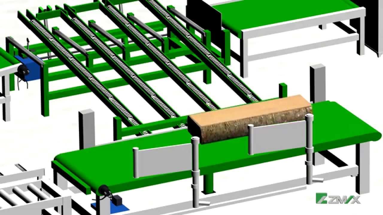 Automatic Wood Processing Line