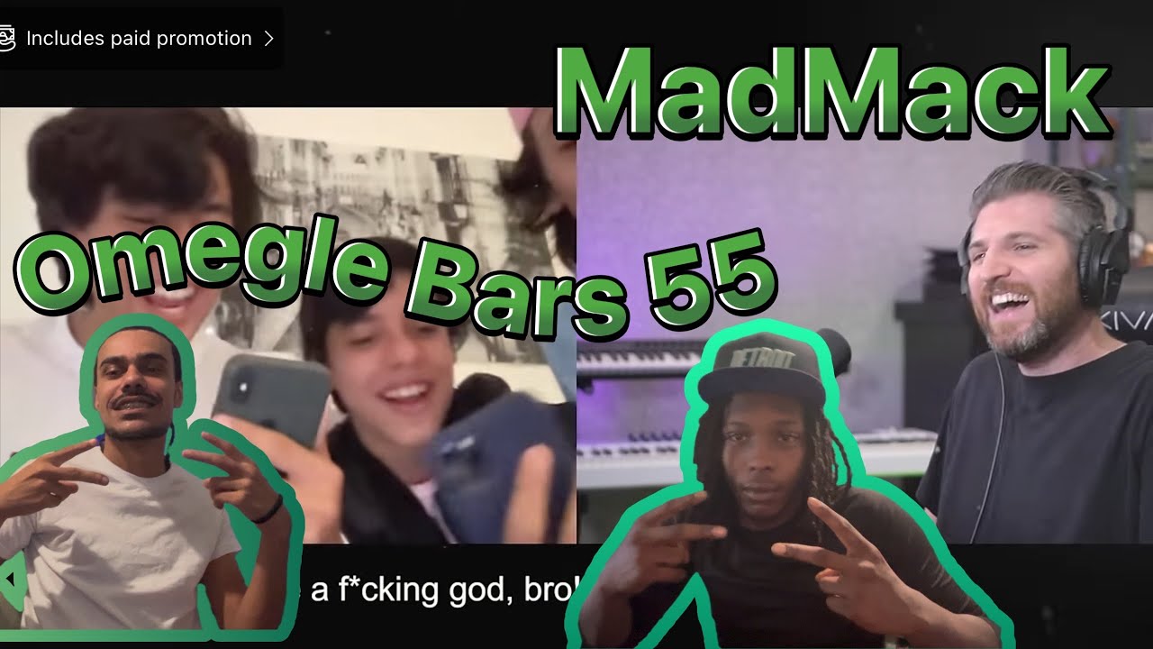 Hes now a mad mack fan / Harry Mack Omegle Bars 55 / Reaction w Tay