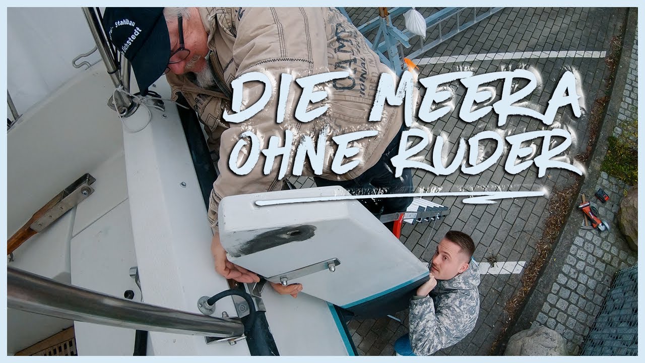 Die MEERA OHNE Ruder | So baut man das Ruder einer MAXI 84 ab, wenn das Ruderlager neu muss