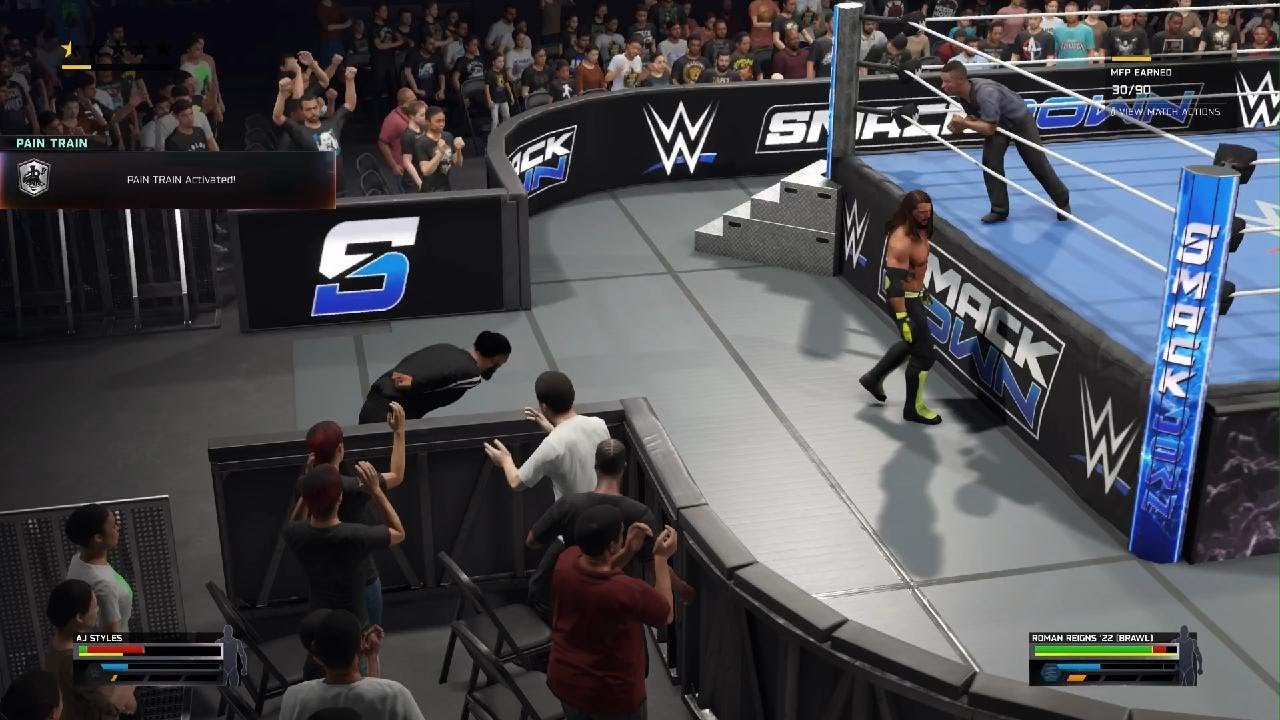 WWE 2K25  RUN IT BACK: SUPERSTAR SERIES 1 (Roman Reigns Vs. AJ Styles)