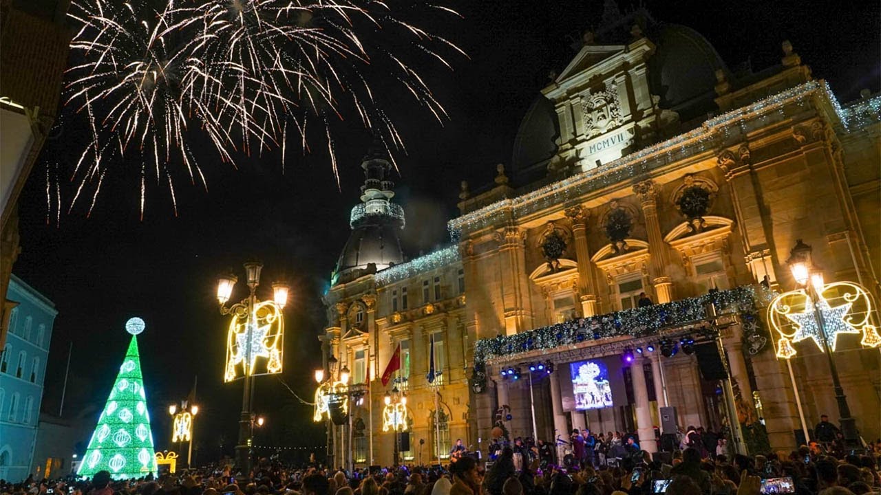 Encendido alumbrado navideño Cartagena 2023