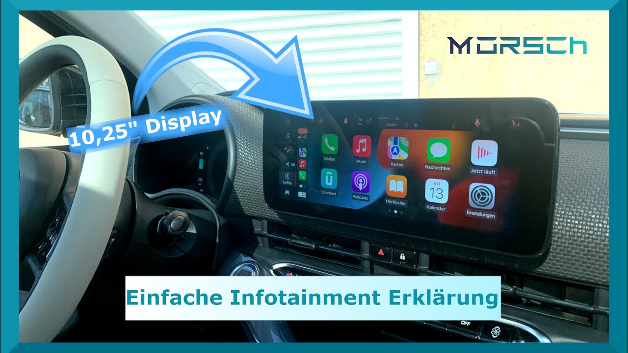 Erklärung des Fiat 500e 10,25
