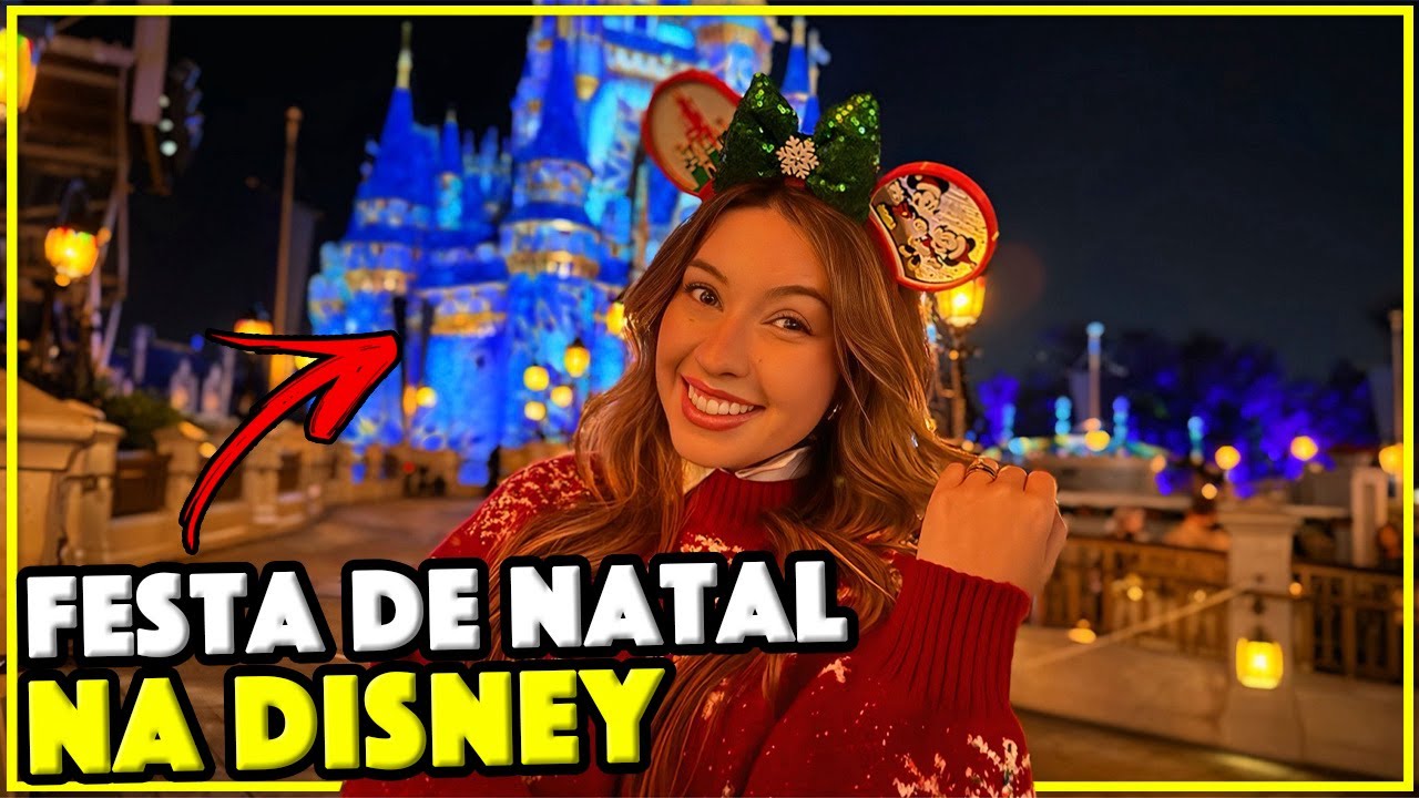 COMO É O NATAL DA DISNEY EM ORLANDO