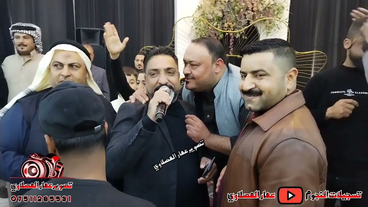 الفنان ياسر الخابوري دبكه زواج وسام الحديدي(3) المايسترو حسوني الجبوري تصوير عمار المصلاوي